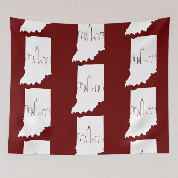 Item preview, Indianapolis Skyline - White designed and sold by Christopher Myers.