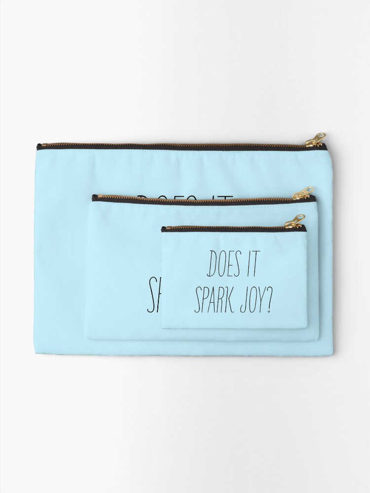 Alternate view of Does it spark joy? Marie Kondo Zipper Pouch