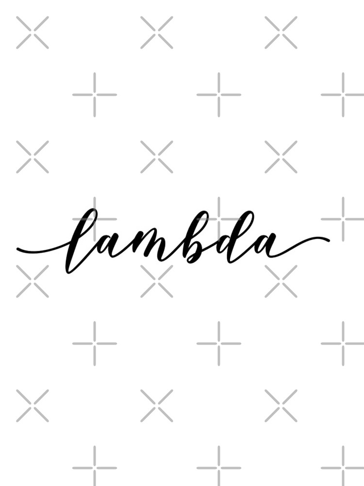 Thumbnail 4 of 4, iPhone Case, lambda script designed and sold by danielleblack04.