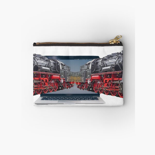 Item preview, 2 Locomotives Breaking Out Of A Laptop designed and sold by robspencer.