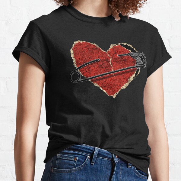 Emo Heart T Shirts Redbubble - emogoth heart roblox