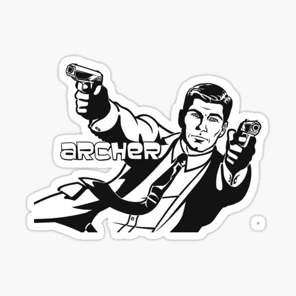 Archer Guns Sticker