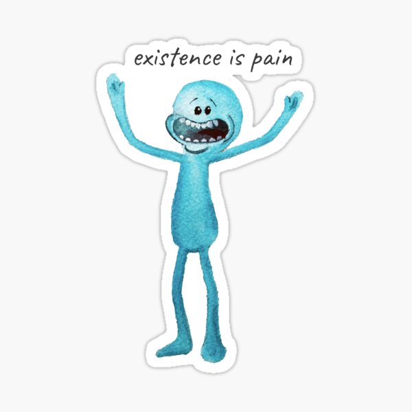 Mr Meeseeks Stickers Redbubble