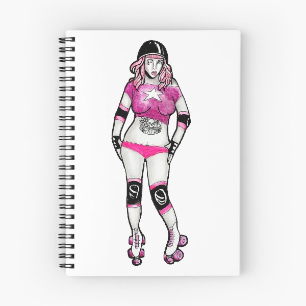 Item preview, Rollergirl with star shirt designed and sold by brandydevoid.