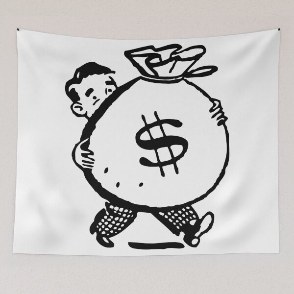 Item preview, MONEYBAGS Pop Art designed and sold by Bruce ALMIGHTY Baker.