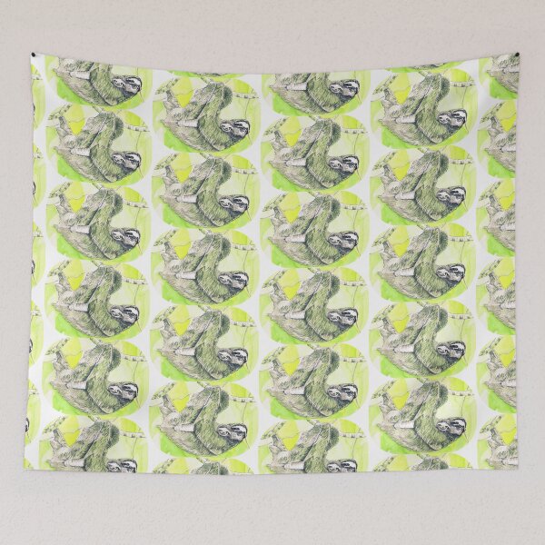 Item preview, Chillin' Mum and Baby Sloths designed and sold by angipangi7.
