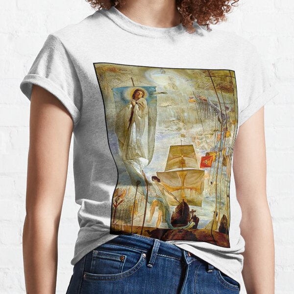 CHRISTOPHER COLUMBUS : Vintage 1958 Discovery of America by Dali Classic T-Shirt