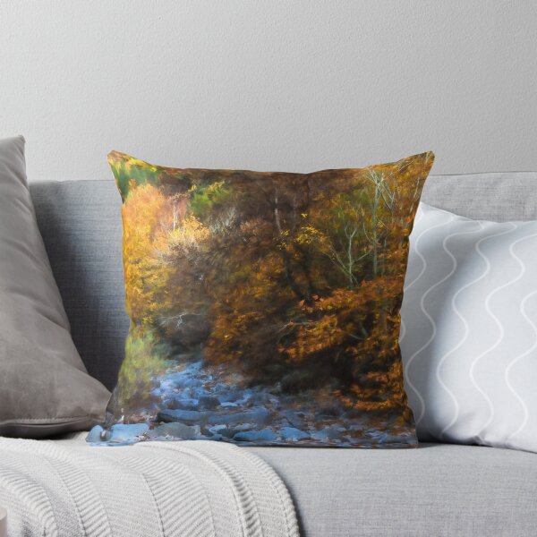 Item preview, Blue Stones, Yellow Leaves - a Dry River Impressions designed and sold by Georgia Mizuleva.