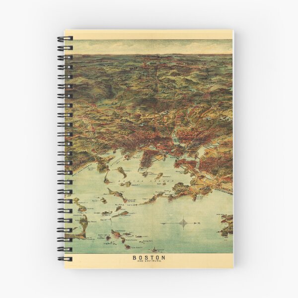 Item preview, Boston and environs, Massachusetts (1905) designed and sold by allhistory.