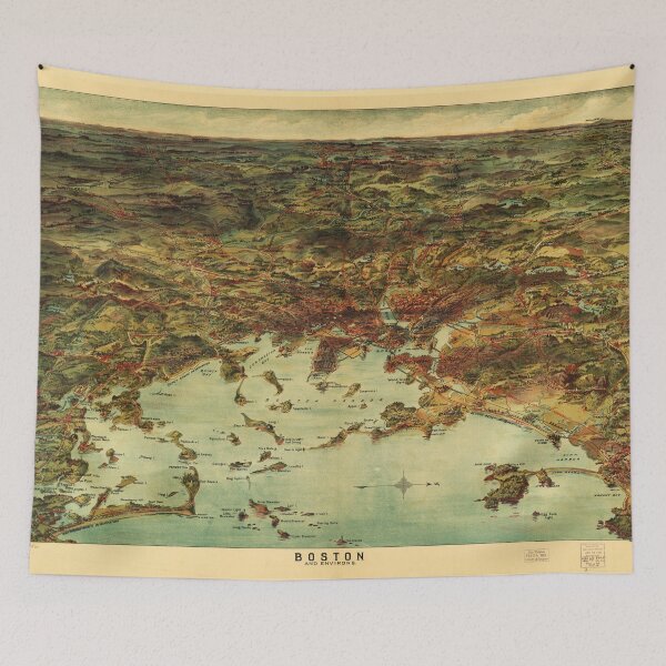 Item preview, Boston and environs, Massachusetts (1905) designed and sold by allhistory.