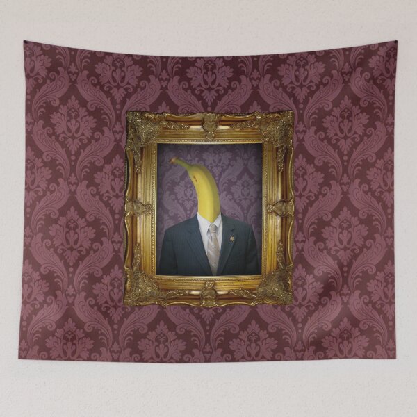 Item preview, Banana Man in Vintage Frame designed and sold by FaceTheStrange.
