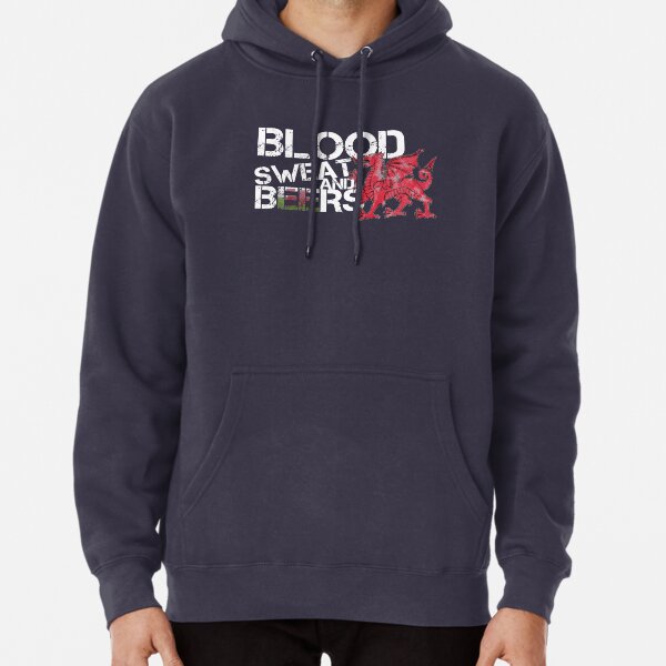 Scotland Rugby Supporter Hoodie Blood Sweat And Beer Six Nations Sports