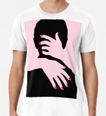 PINK KISS Pop Art Männer Premium T-Shirts