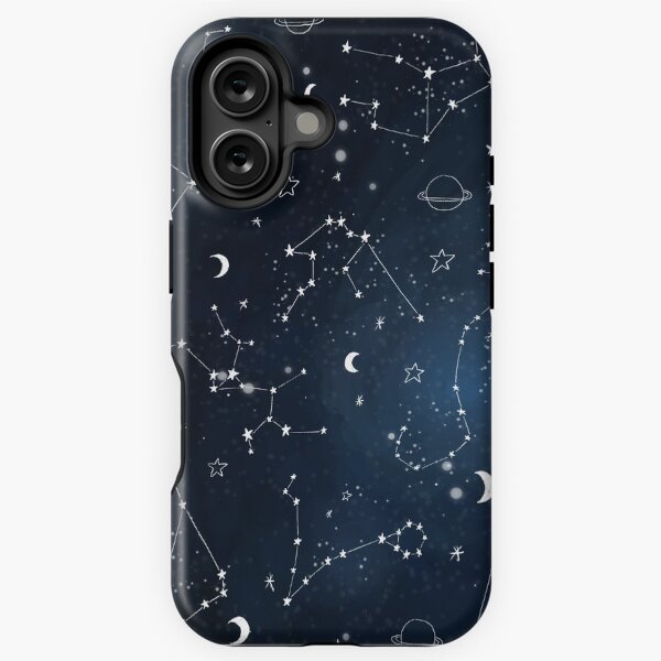 Item preview, Galaxy Constellations Planets Universe Blue Pattern designed and sold by Lilisboutique.
