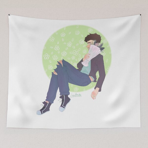Item preview, Chase is Sad with Flowers designed and sold by LeoBashi.