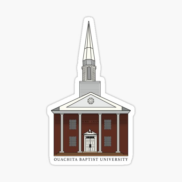 Item preview, Ouachita Baptist University, Berry Chapel designed and sold by tehyaann.