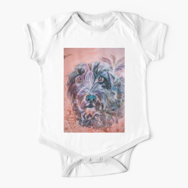 MISA’S ORIGINAL ART “AWESOME PETS” Short Sleeve Baby One-Piece