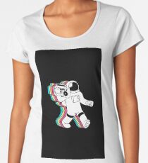 Muziq In Space Premium Scoop T-Shirt