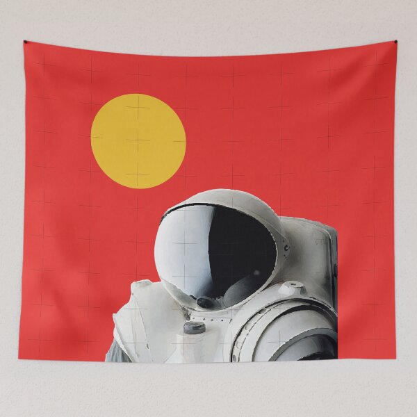 Item preview, Red Astronaut Portrait  designed and sold by CreativeRirah.