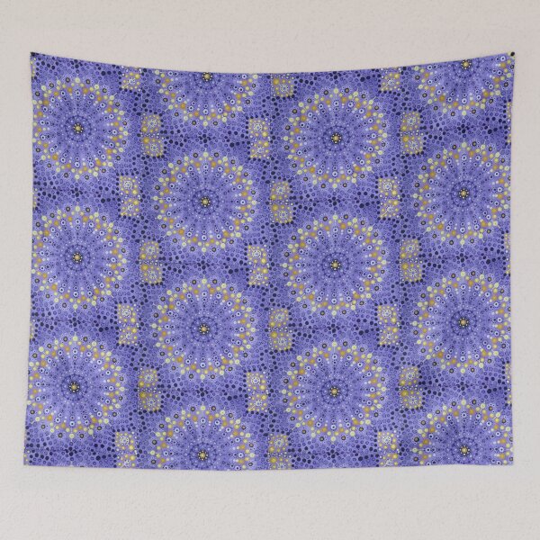 Item preview, Purple/Yellow mandala designed and sold by Caye Harrison.