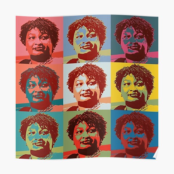 Stacey Abrams Superstar Poster