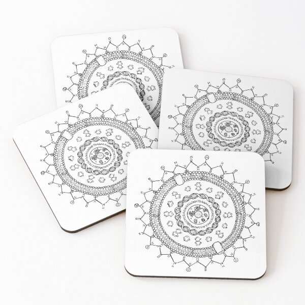 Item preview, Biology Mandala  designed and sold by KatScottArt.