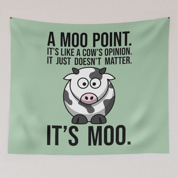 Item preview, Moo Point designed and sold by agrlandherfeels.