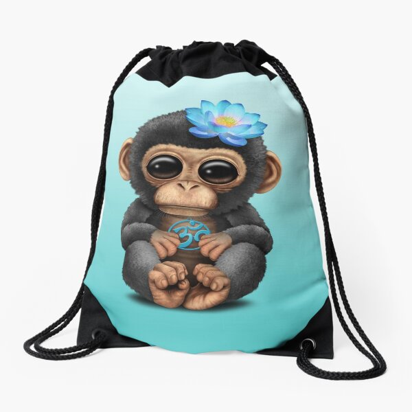 Friendly Chimp - Chimpanzee' Cotton Drawstring Bag | Spreadshirt