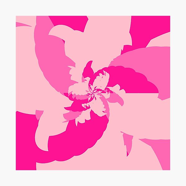 Light Tropical Pink Photographic Print