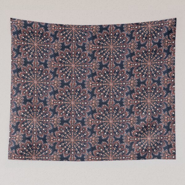 Item preview, Orange dot mandala designed and sold by Caye Harrison.
