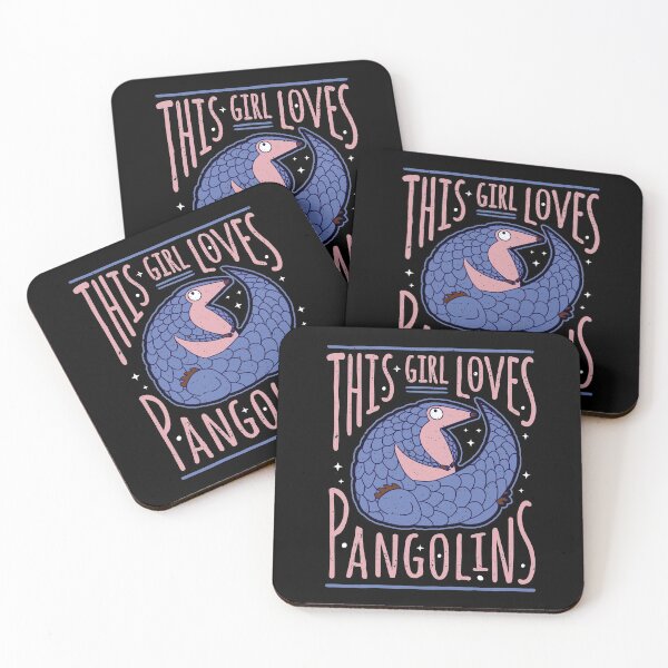 Item preview, This Girl Loves Pangolins - Pangolin Conservation for Girls designed and sold by Bangtees.
