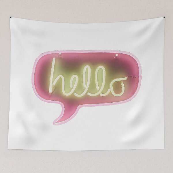 Item preview, Hello neon text designed and sold by georgiavsx.