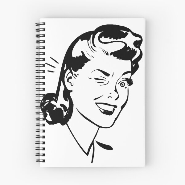 Item preview, RETRO WOMAN WINKING Pop Art designed and sold by Bruce ALMIGHTY Baker.
