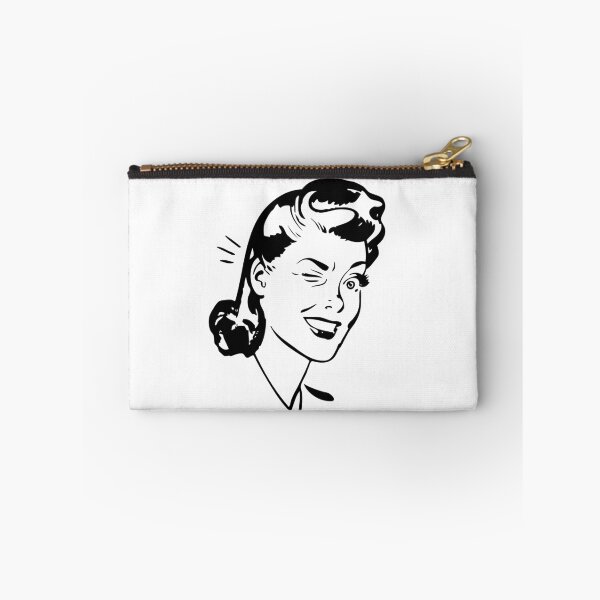Item preview, RETRO WOMAN WINKING Pop Art designed and sold by Bruce ALMIGHTY Baker.