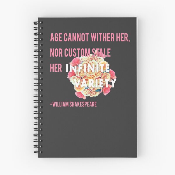Item preview, Antony and Cleopatra Shakespeare Quote White designed and sold by ivpnyc.