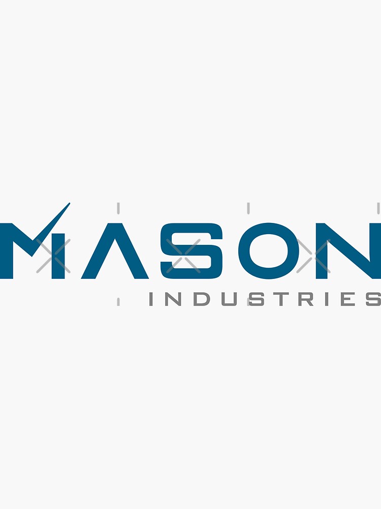 "Mason Industries - Timeless" Sticker By Huckblade | Redbubble