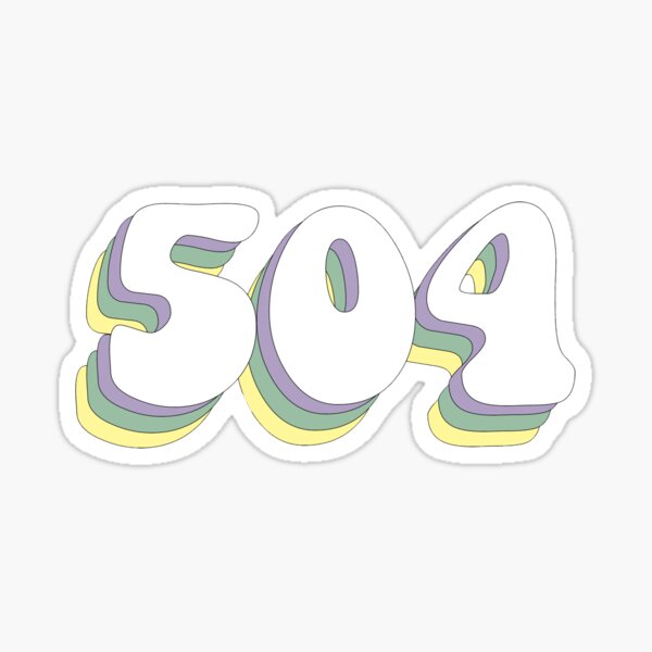 504 - Mardi Gras Sticker