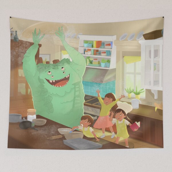Item preview, The cooking Monster  designed and sold by Nadia  Ronquillo.