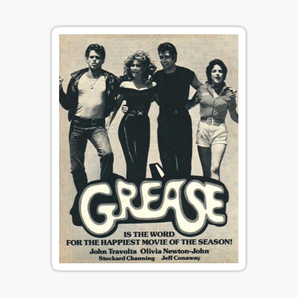 Affiche de film de graisse Sticker