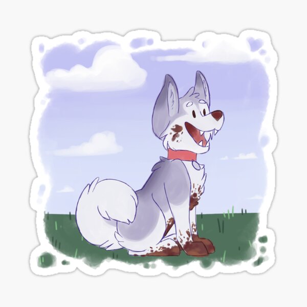 Muddy Dog Sticker