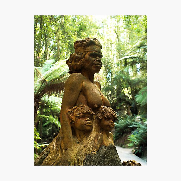 Item preview, Carvings of Aborigines - William Ricketts Sanctuary. designed and sold by Bev Pascoe.