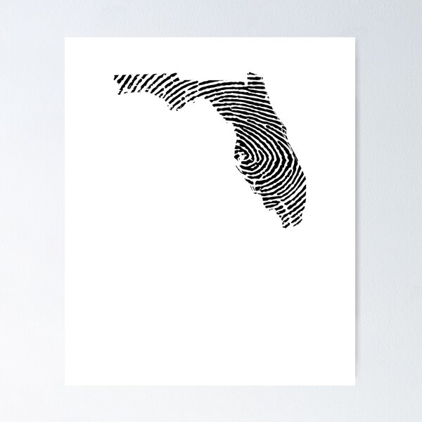 Artikelvorschau, Fingerabdruck-Stolz des Florida-Heimatstaates entworfen und verkauft von tdjeff02.