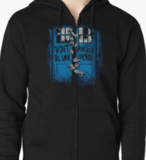 The walking Angels Zipped Hoodie