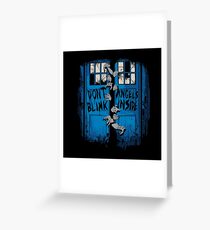 The walking Angels Greeting Card