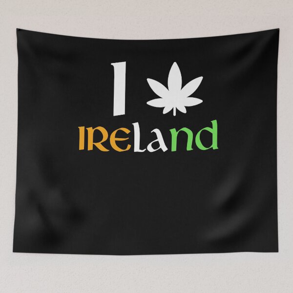 Item preview, I Love Ireland Marijuana Leaf designed and sold by hadicazvysavaca.