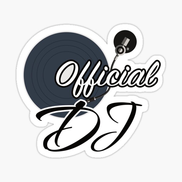 Item preview, Official DJ - Logo - Design designed and sold by onjcdesign.