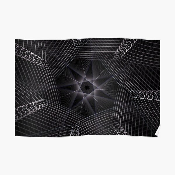 Stringy Star Poster