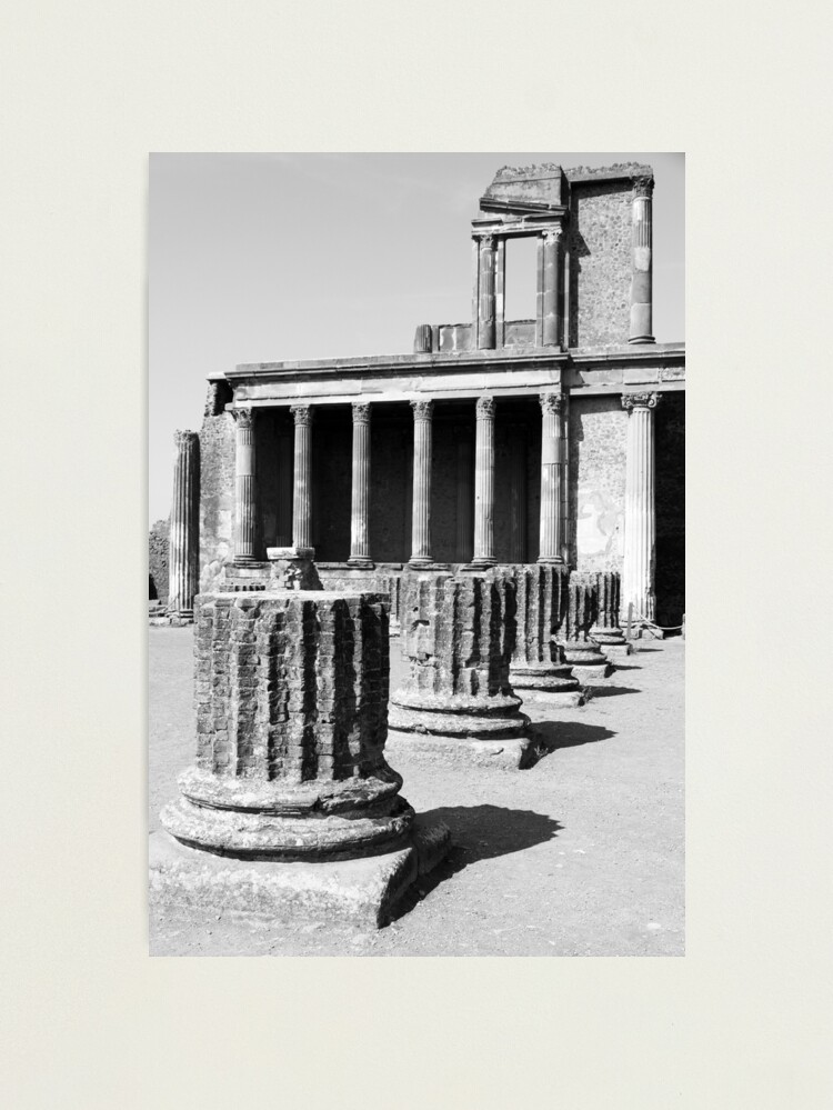 Alternate view of Pompeii Ruins Photographic Print