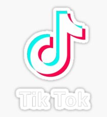Tik Tok Logo Stickers | Redbubble