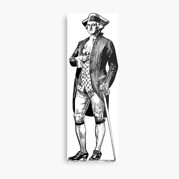 character of george washington Metal Print